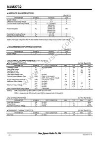 NJM2732RB1-TE1 Datasheet Page 2