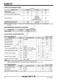NJM2737RB1-TE1 Datasheet Page 2