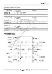 NJM2772V-TE1# Datasheet Page 4