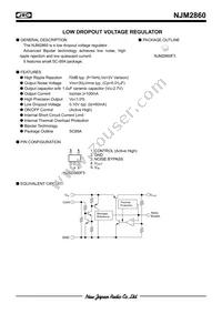 NJM2860F3-33-TE1 Datasheet Cover