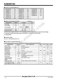 NJM2881F18-TE1 Datasheet Page 2