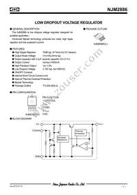 NJM2886DL2-33-TE1 Datasheet Cover