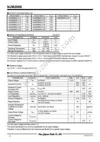NJM2886DL2-33-TE1 Datasheet Page 2