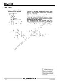 NJM2902M Datasheet Page 6