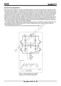 NJM3777E3 Datasheet Page 3