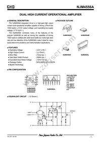 NJM4556AM Datasheet Cover