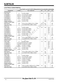 NJM78L15UA-TE2 Datasheet Page 4