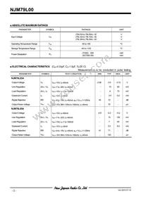 NJM79L15UA Datasheet Page 2