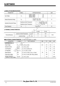 NJM79M24FA Datasheet Page 2