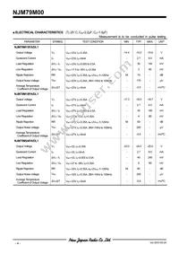 NJM79M24FA Datasheet Page 4