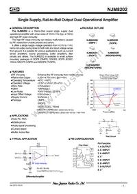 NJM8202RB1-TE1 Datasheet Cover