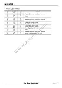 NJU3712D Datasheet Page 2