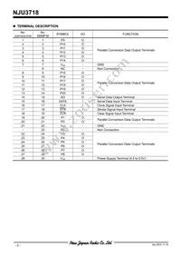 NJU3718G Datasheet Page 2