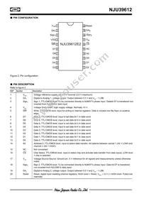 NJU39612E2-TE2 Datasheet Page 2