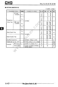 NJU4052BD Datasheet Page 3