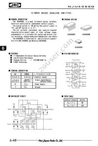 NJU4066BD Datasheet Cover