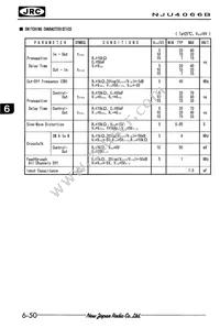 NJU4066BD Datasheet Page 3