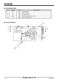 NJU6048F-TE1# Datasheet Page 2