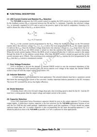 NJU6048F-TE1# Datasheet Page 3