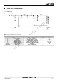 NJU6048F-TE1# Datasheet Page 11