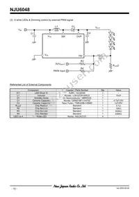 NJU6048F-TE1# Datasheet Page 12