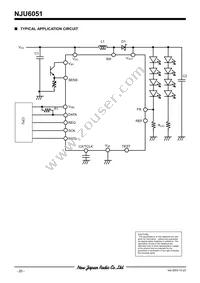 NJU6051V-TE1 Datasheet Page 20