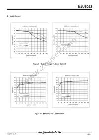 NJU6052V-TE1 Datasheet Page 21