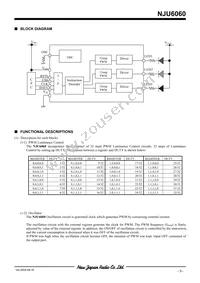 NJU6060V-TE1 Datasheet Page 3