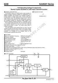 NJU6221CC-V-CT4 Datasheet Cover