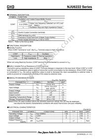 NJU6222CC-V-CT4 Datasheet Page 4