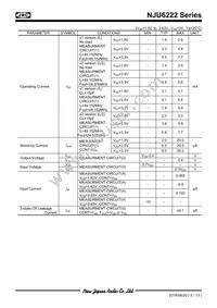 NJU6222CC-V-CT4 Datasheet Page 5