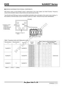 NJU6227DC-V-CT4 Datasheet Page 3