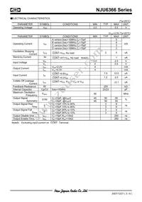 NJU6366CF1-TE1 Datasheet Page 3