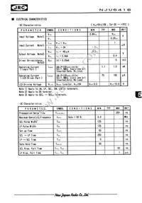 NJU6416FC1 Datasheet Page 4