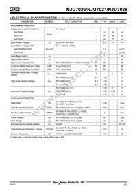 NJU7026F3-TE1 Datasheet Page 4