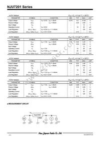 NJU7201U55 Datasheet Page 4