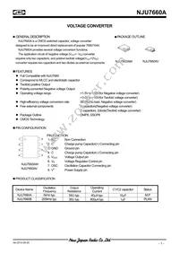 NJU7660AM-TE1 Datasheet Cover