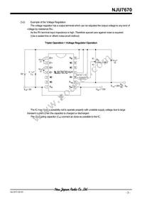 NJU7670D Datasheet Page 3