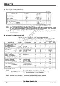 NJU8721V-TE1# Datasheet Page 10