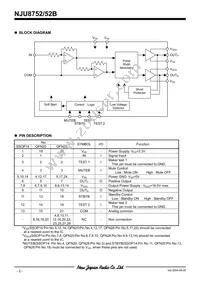 NJU8752V-TE1 Datasheet Page 2