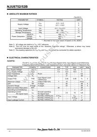 NJU8752V-TE1 Datasheet Page 4