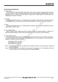 NJU8754V-TE2 Datasheet Page 3