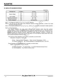 NJU8755V-TE1 Datasheet Page 4