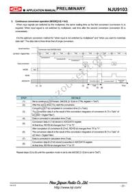 NJU9103KV1-TE3 Datasheet Page 23