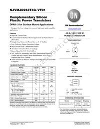 NJVMJD253T4G-VF01 Datasheet Cover