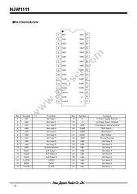 NJW1111V-TE1 Datasheet Page 2