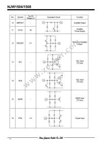 NJW1508V-TE1 Datasheet Page 8