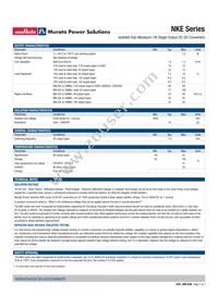 NKE1209DC Datasheet Page 2