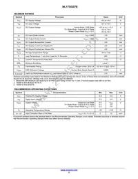 NL17SG07EDFT2G Datasheet Page 2