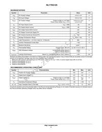 NL17SG125P5T5G Datasheet Page 2